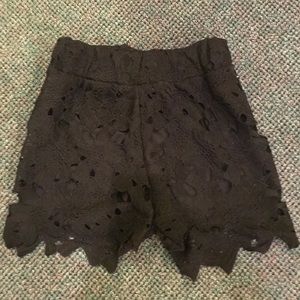 High waisted shorts